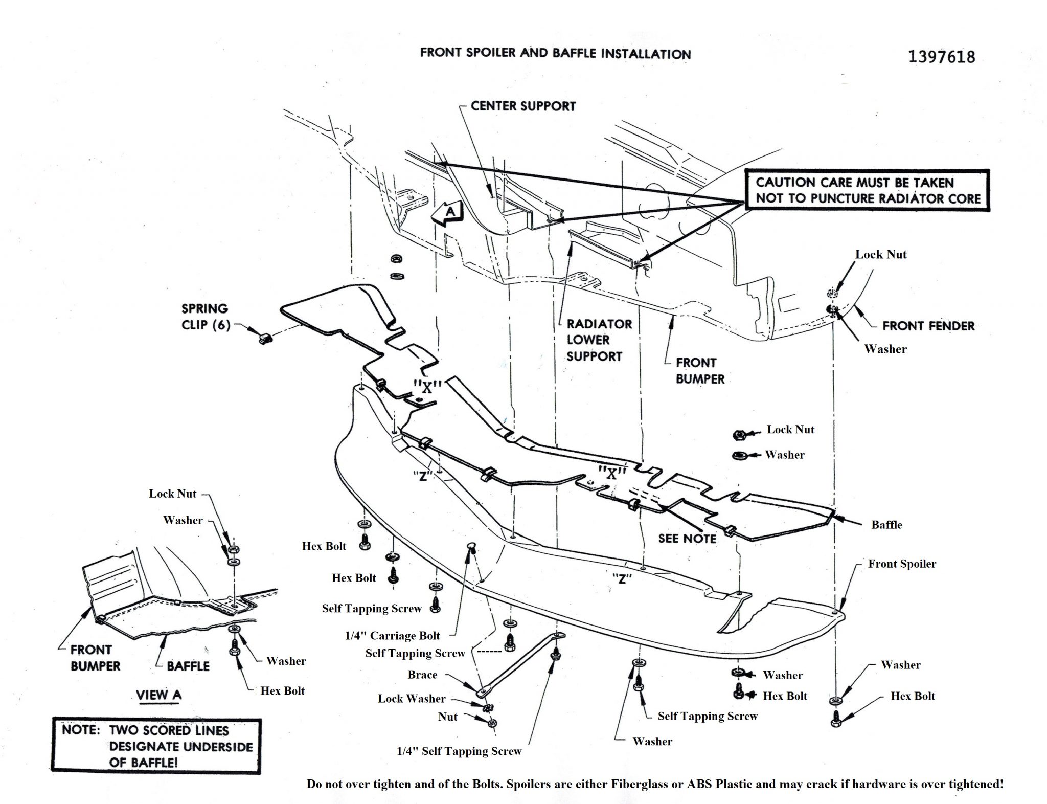 GSX Front Spoiler & Baffle Installation Schematic – StageWonRestoration ...